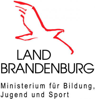 Schriftzug Land Brandenburg - Ministerium fr Bildung, Jugend und Sport